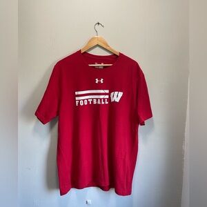 Mens Under Armor Wisconsin Badgers Size Large